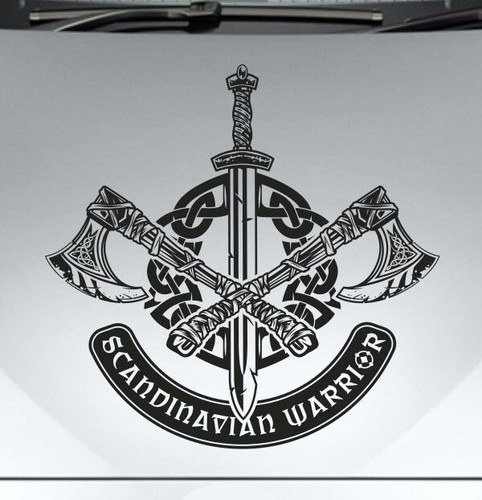 Aufkleber auto motorhaube - aufkleber, thor